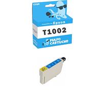 Pulpo Cartucho - Cartucho de Tinta Genérico T1002 Cyan Compatible con Epson Ref. C13T10024010 - para Impresoras Stylus Office B40W, BX310FN, BX600FW, BX610FW | Stylus SX510W, SX515W, SX600FW, SX610FW