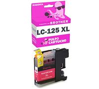 Pulpo Cartucho - Cartucho de Tinta LC-127 XL/LC-125 XL Magenta Compatible con Brother LC125XLM / Ref. LC127 XL / LC125 XL - Valido para Impresoras DCP J4110 / MFC J4310, J4410, J4510, J4610, J4710