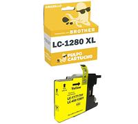 Pulpo Cartucho - Cartucho de Tinta LC-1280 XL Amarillo Compatible con Brother LC1280Y / Ref. LC1280 XL - Valido para Impresoras MFC-J5910 DW/MFC-J6510 DW/MFC-J6710 DW/MFC-J6910 DW