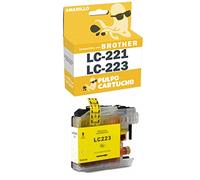 Pulpo Cartucho - Cartucho de Tinta LC-221 / LC-223 Amarillo Compatible con Brother LC223Y / Ref. LC221 / LC223 - Valido para Impresoras DCP J/MFC J