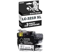 Pulpo Cartucho - Cartucho de Tinta LC-3219 XL Negro Compatible con Brother/Ref. LC3219 XL - Valido para Impresoras MFC J5330, J5335, J5730, J5830, J5930, J6530D, J6535, J6730, J6930, J6935DW