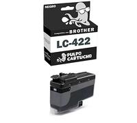 Pulpo Cartucho - Cartucho de Tinta LC-422 Negro Compatible con Brother LC422BK / Ref. LC422 - Valido para Impresoras MFC J5340DW, MFC J5345DW, MFC J5740DW, MFC J6540DW, MFC J6940DW