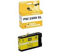 Pulpo Cartucho - Cartucho de Tinta PGI 1500 XL Amarillo Compatible con Canon PGI 1500 XL/Ref 9195B001 - Alta Capacidad - Valido para Impresoras Maxify MB 2000,2050,2150,2155,2300,2350,2700,2750,2755