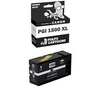 Pulpo Cartucho - Cartucho de Tinta PGI 1500 XL Negro Compatible con Canon PGI 1500 XL/Ref. 9182B001 - Alta Capacidad - Valido para Impresoras Maxify MB 2000,2050,2150,2155,2300,2350,2700,2750,2755