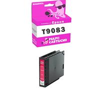 Pulpo Cartucho - Cartucho de Tinta Pigmentada Genérico T9083 Magenta Compatible con Epson Ref. C13T908340 - Para Impresora WorkForce Pro WF-6090, 6090DTWC, 6090DW, 6590, 6590D2TWFC, 6590DTWFC, 6590DWF