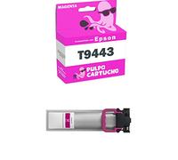 Pulpo Cartucho - Cartucho de Tinta Pigmentada Genérico T9443 Magenta Compatible con Epson Ref. C13T944340 - Valido para Impresoras Workforce Pro WF-C5210DW, WF-C5290DW, WF-C5710DWF, WF-C5790DWF
