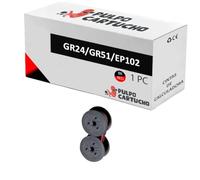 Pulpo Cartucho - Cinta Calculadora GR24/GR51/EP102 Negra/Roja Compatible