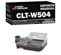 Pulpo Cartucho - Deposito Residual CLT-W504 Compatible con Samsung CLP-415/CLP-4195/C1860/CLT-W504 - - Valido para Impresoras Samsung CLP-410/CLX-4100/CLX-4195/Xpress C1800/Xpress C1860 Series