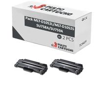 Pulpo Cartucho - Pack 2 Toner Compatible con Samsung MLT-D1052L/D105/D1910