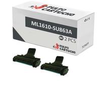 Pulpo Cartucho - Pack 2 Toner Genérico MLT-D119S Negro Compatible con Samsung SU863A - Para ML-1610, ML-1615, ML-1620, ML-1625, ML-2010, ML-2015, ML-2020, ML-2510, ML-2520, ML-2570, SCX-4321, SCX-4521