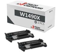 Pulpo Cartucho - Pack 2 Toner Genérico W1490X Negro Compatible con HP 149X / W1490 - para LaserJet Pro 4002d, 4002dn, 4002dw, 4102dw, 4102fdn, 4102fdw, MFP 4102dw, 4102fdn, 4102fdw, 4103dw, 4103fdn