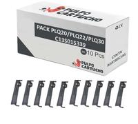 Pulpo Cartucho - Pack de 10 Cintas Compatibles con Epson PLQ20, PLQ22, PLQ30