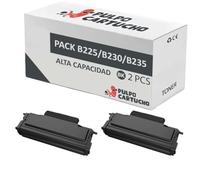 Pulpo Cartucho - Pack de 2 Toner B230H / B225H / B235H Negro de Alta Capacidad Compatibles con Xerox 006R04399 - Valido para Impresoras Xerox B225 / B230 / B235
