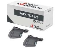 Pulpo Cartucho - Pack de 2 Toner Genéricos TK-1125 Negro compatibles con Kyocera TK1125 / 1T02M70NL0 - Valido para Impresoras FS-1061DN / FS-1325MFP