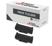 Pulpo Cartucho - Pack de 2 Toner Genéricos TL5120X Negro Compatibles con Pantum TL-5120X - Valido para Impresoras BM5100ADN, BM5100ADW, BM5100FDN, BM5100FDW, BP5100DN, BP5100DW