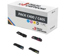 Pulpo Cartucho - Pack de 4 Toner C400 / C405 Compatible con Xerox - Un Toner de Cada Color - Valido para Impresoras Xerox Versalink C400dn/C400n/C405dn/C405n