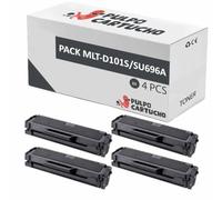 Pulpo Cartucho - Pack de 4 Toner Compatibles con Samsung SU696A/MLT D101S