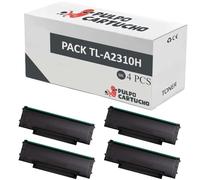 Pulpo Cartucho - Pack de 4 Toner Genéricos TL-A2310H Negro Compatibles con Pantum TLA2310H - Valido para Impresoras BM2300, BM2300A, BM2300AW, BM2300NW, BM2300W, BP2300, BP2300NW, BP2300W