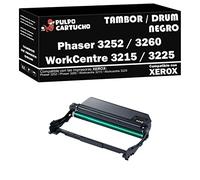 Pulpo Cartucho - Tambor 3260/3252 / 3215/3225 Negro Drum Compatible con Xerox 101R00474 - Valido para Impresoras Xerox Phaser 3252 / Phaser 3260 / Workcentre 3215 / Workcentre 3225