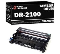 Pulpo Cartucho - Tambor DR2100 Negro Compatible con Brother Ref. DR-2100 / DR-360 - Valido para Impresoras DCP 7030, 7032, 7040, 7045 / HL 2140, 2150, 2170 / MFC 7320, 7340, 7440, 7840