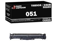 Pulpo Cartucho - Tambor Drum 051 Negro Compatible con Canon Drum 051 / Ref. 2170C001 - Valido para Impresoras i-SENSYS LBP 162dw / MF 260 / MF 264dw / MF267dw / MF269dw / LBP 160