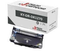 Pulpo Cartucho - Tambor/Drum Genérico DK1270 Negro Compatible con Kyocera DK-1270 / 30C1493020 - Valido para Impresoras ECOSYS MA4000fx, MA4000wifx, MA4000x, PA4000wx, PA4000x
