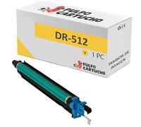 Pulpo Cartucho - Tambor/Drum Genérico DR-512 Amarillo Compatible con Konica Minolta DR-512Y - Valido para Impresoras Bizhub C224, C224e, C284, C284e, C364, C364e, C454e, C554e