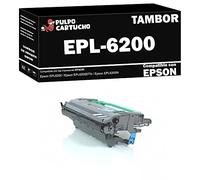 Pulpo Cartucho - Tambor EPL-6200 Negro Compatible con Epson/Ref. C13S051099 - Valido para Impresoras ACULASER M1200 / EPL6200 / EPL6200L / EPL6200N