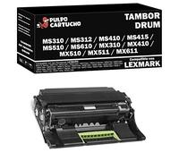 Pulpo Cartucho - Tambor MS310 / MS312 / MS410 / MS415 / MS510 / MS610 / MX310 / MX410 / MX510 / MX511 / MX611 Negro Compatible con Lexmark/Ref. 50F0Z00 / 500Z - Drum - Valido para Impresoras