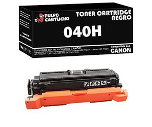 Pulpo Cartucho - Toner 040H Negro Compatible con Canon 040H / Ref. 0461C001 - Valido para Impresoras I-Sensys LBP-710 / LBP-710Cx / LBP-712Cdn / LBP-712Cx