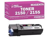 Pulpo Cartucho - Toner 2150/2155 Magenta Compatible con DELL Ref. 593-11033 / 8WNV5 / 2Y3CM - Valido para Impresoras 2150cdn / 2150cn / 2155cdn / 2155cn