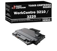 Pulpo Cartucho - Toner 3210/3220 Negro Compatible con Xerox 106R01486 - Valido para Impresoras Xerox Workcentre 3200 / Workcentre 3210 / Workcentre 3220 / Workcentre 3220 Dn
