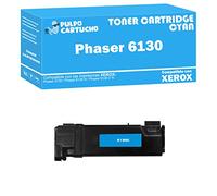 Pulpo Cartucho - Toner 6130 Cyan Compatible con Xerox 106R01278 - Valido para Impresoras Xerox Phaser 6130 / Phaser 6130 N/Phaser 6130 V N