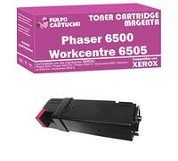 Pulpo Cartucho - Toner 6500 Magenta Compatible con Xerox 106R01595 - Valido para Impresoras Xerox Phaser 6500 / Phaser 6500Dn / Phaser 6500N / Workcentre 6500 / Workcentre 6505Dn / Workcentre 6505N