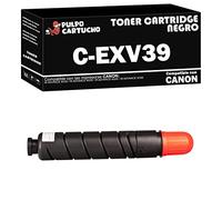 Pulpo Cartucho - Toner C-EXV39 Negro Compatible con Canon C-EXV39 / Ref. 4792B002 - Valido para Impresoras IR Advance 4025I / IR Advance 4035I / IR Advance 4225I / IR Advance 4235I