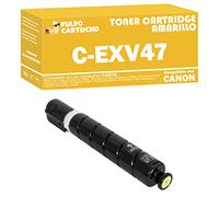 Pulpo Cartucho - Toner C-EXV47 Amarillo Compatible con Canon C-EXV47 / Ref. 8519B002 - Valido para Impresoras IR Advance C250i, C250iF, C255i, C255iF, C350i, C350iF, C350P, C351iF, C355i,C355iFC,C355P