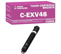 Pulpo Cartucho - Toner C-EXV48 Magenta Compatible con Canon C-EXV48 / Ref. 9108B002 - Valido para Impresoras IMAGERUNNER C 1300 / C 1325 / C 1335 / IR-C 1300 Series / 1325 IF / 1335 IF / 1335 IFC