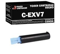 Pulpo Cartucho - Toner C-EXV7 Negro Compatible con Canon C-EXV7 / Ref. 7814A002 - Valido para Impresoras imageRUNNER IR 1210/1230 / 1270F / 1300/1310 / 1330 / 1370F / 1510/1530 / 1570F