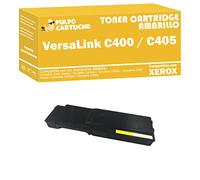 Pulpo Cartucho - Toner C400 / C405 Amarillo Compatible con Xerox 106R03529 / 106R03517 / 106R03501 - Valido para Impresoras Xerox Versalink C400dn/Versalink C400n/Versalink C405dn/Versalink C405n