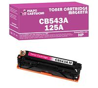 Pulpo Cartucho - Toner CB543A Premium Magenta Compatible con HP CB543A Premium/Ref. 125A - Premium - Valido para Impresoras Color Laserjet