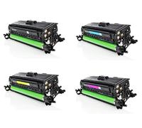 Pulpo Cartucho - Toner CE250X / CE251A / CE252A / CE253A Pack 4 Compatible con HP CE250X / CE251A / CE252A / CE253A / Ref. 504X / 504A - Pack 4 - Valido para Color Laserjet Cm3500,Cm3530,Cp3520,Cp3525