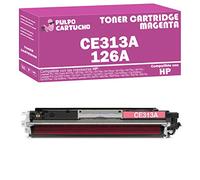 Pulpo Cartucho - Toner CE313A Magenta Compatible con HP CE313A / Ref. 126A - Valido para Impresoras Series Laserjet Pro 100 Color M175 / Laserjet Pro Cp1020 Color/Topshot Laserjet Pro M275