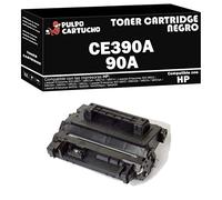 Pulpo Cartucho - Toner CE390A Negro Compatible con HP CE390A / Ref. 90A - Valido para Impresoras Laserjet Enterprise 600 M601 Series / M602 Series / M603 Series/Laserjet Enterprise M4555 Series