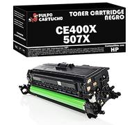 Pulpo Cartucho - Toner CE400X Negro Compatible con HP CE400X / Ref. 507X - Valido para Impresoras Laserjet Enterprise 500 Color Series M551 / M575 / Color Flow M575c / Laserjet Pro 500 Color M570