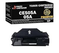Pulpo Cartucho - Toner CE505A Premium Negro Compatible con HP CE505A Premium/Ref. 05A - Valido para Laserjet P2030, P2033, P2034, P2035, P2036, P2037, P2050, P2053, P2054, P2055, P2056, P2057