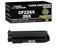 Pulpo Cartucho - Toner CF226X Premium Negro Compatible con HP CF226X Premium/Ref. 26X - Premium - Valido para Impresoras Laserjet Pro Series M402 / M426