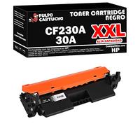 Pulpo Cartucho - Toner CF230A XL Premium (6.000 Pág.) Negro Compatible con HP CF230A XL Premium (6.000 Pág.) / Ref. 30A - Valido para Impresoras Laserjet Pro M203 Series / M220 Series / M227 Series