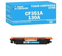 Pulpo Cartucho - Toner CF351A Cyan Compatible con HP CF351A / Ref. 130A - Valido para Impresoras Color Laserjet Pro M176n / Color Laserjet Pro M177fw