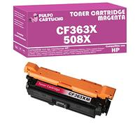 Pulpo Cartucho - Toner CF363X Magenta Compatible con HP CF363X / Ref. 508X - Valido para Impresoras Color Laserjet Enterprise M552dn / M553 / M553dn / M553n / M553x / M577dn / M577f / Flow M577c