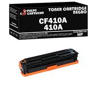 Pulpo Cartucho - Toner CF410A Negro Compatible con HP CF410A / Ref. 410A - Valido para Impresoras Color LaserJet Pro M377dw / M452 / M452dn / M452dw / M452nw / M477fdn / M477fdw / M477fnw